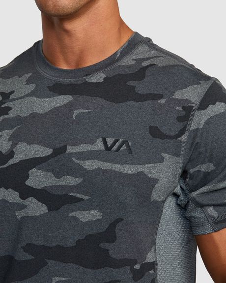 CAMO MENS CLOTHING RVCA T-SHIRTS + SINGLETS - V9021RSV-CAM
