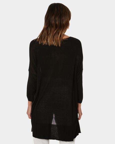 BLACK OUTLET WOMENS BETTY BASICS KNITS + CARDIGANS - BB448W21BLK