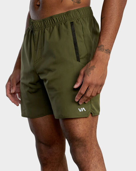 OLIVE MENS CLOTHING RVCA SHORTS - V2091YGR-OLV