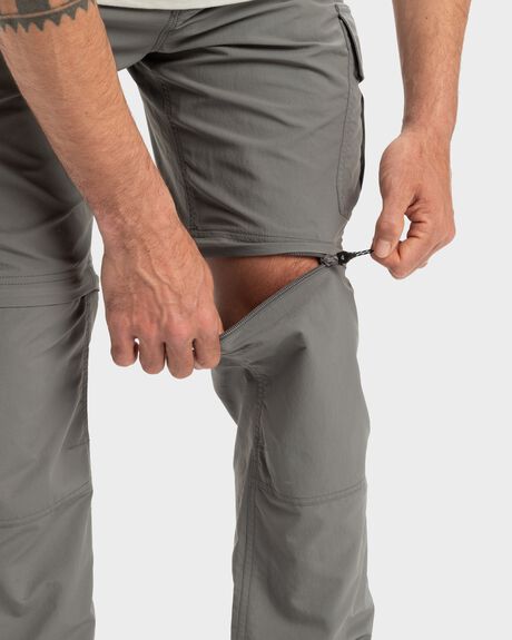 DARK GREY MENS CLOTHING QUIKSILVER PANTS - UQMNP03006-KPG0