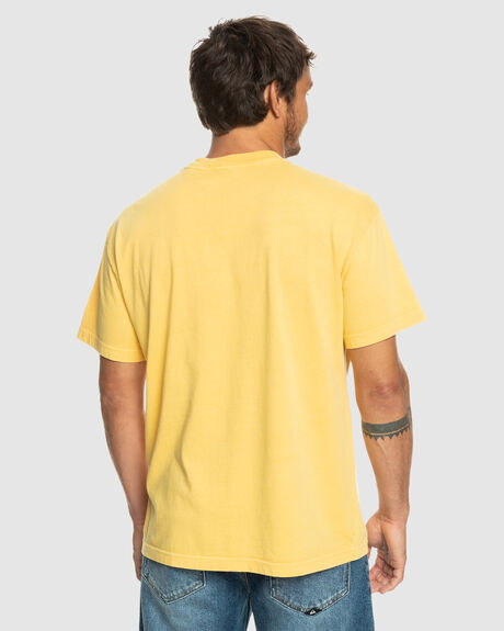 WHEAT MENS CLOTHING QUIKSILVER T-SHIRTS + SINGLETS - EQYKT04265-YGY0