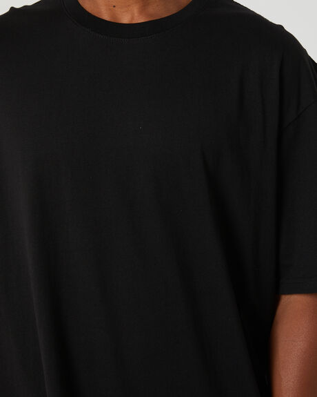 BLACK MENS CLOTHING SILENT THEORY T-SHIRTS + SINGLETS - 40X0093-BLK