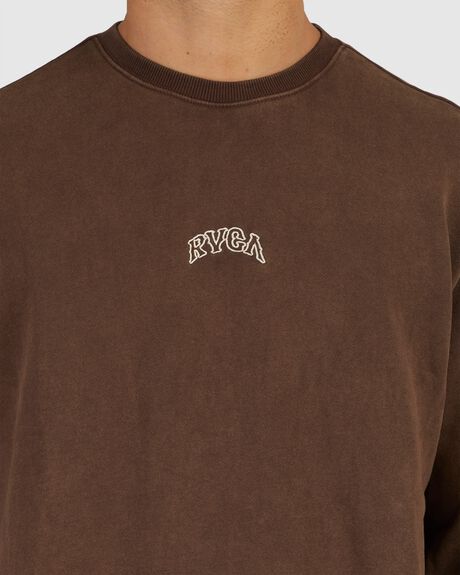 COFFEE MENS CLOTHING RVCA JUMPERS - UVYFT00183-CQV0