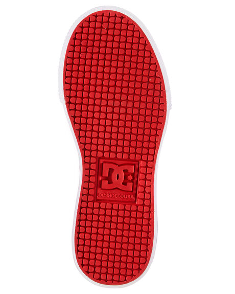GREY/RED KIDS BOYS DC SHOES SNEAKERS - ADBS300324-GRF