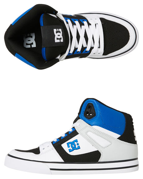 Dc Shoes Mens Pure Wc High Shoe Black White SurfStitch