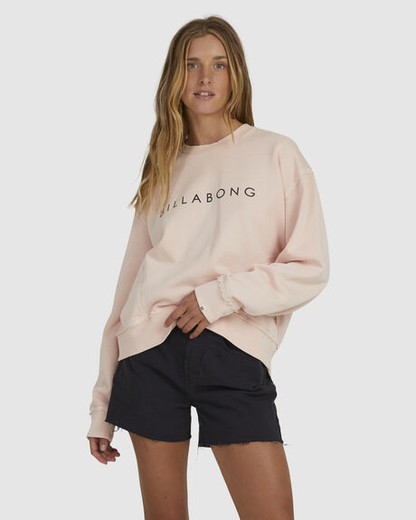 CLOUD PINK WOMENS CLOTHING BILLABONG JUMPERS - UBJFT00134-MCW0