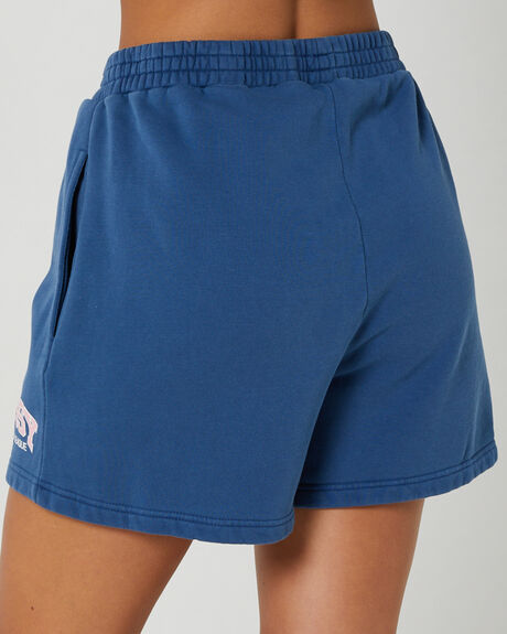PIGMENT BLUE WOMENS CLOTHING STUSSY SHORTS - ST135600PIGBLU