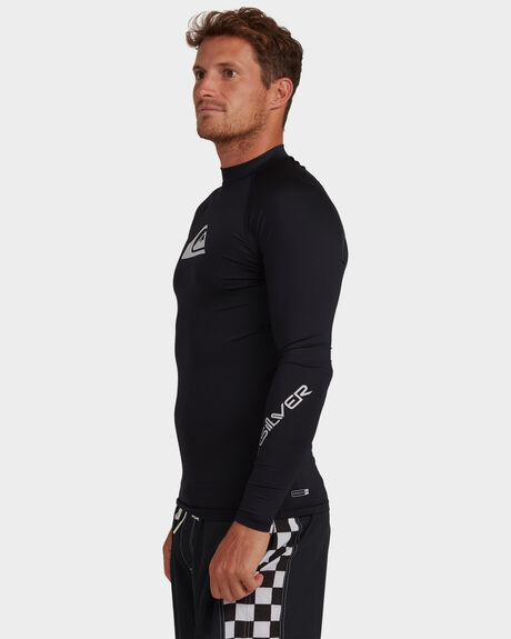BLACK SURF MENS QUIKSILVER RASHVESTS - EQYWR03297-KVJ0