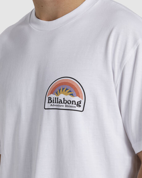 WHITE MENS CLOTHING BILLABONG T-SHIRTS + SINGLETS - ABYZT02301-WHT