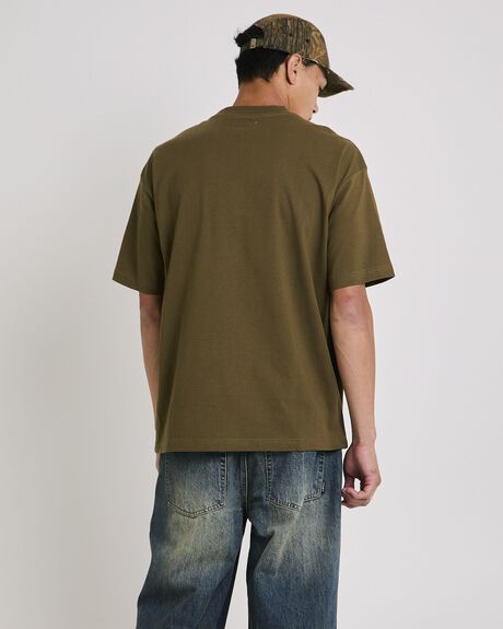 BROWN MENS CLOTHING SPENCER PROJECT T-SHIRTS + SINGLETS - SPMW25847-BRN-S