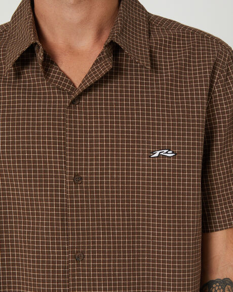 KHAKI MENS CLOTHING RUSTY SHIRTS - WSM1102KHA