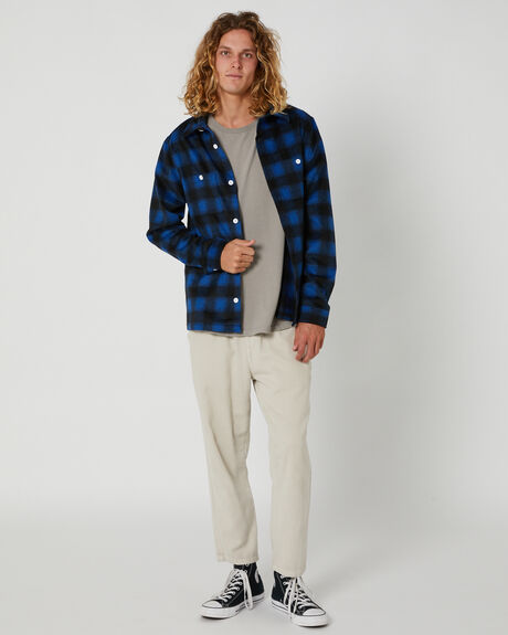 BLUE MENS CLOTHING MISFIT SHIRTS - MT035407BLUE