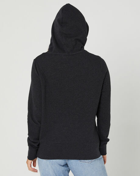 DARK GREY MARLE WOMENS CLOTHING RIP CURL HOODIES - 00EWFL8538