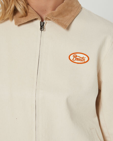 NATURAL WOMENS CLOTHING BRIXTON JACKETS - 03398NAT