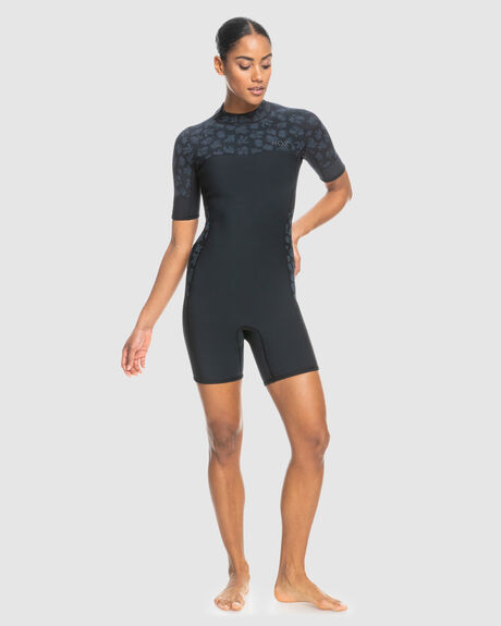 BLACK SURF WOMENS ROXY SPRINGSUITS - ERJW503027-KVJ0