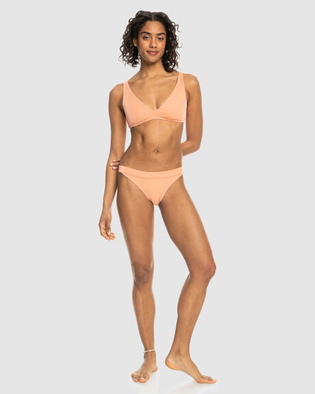 SALMON WOMENS SWIMWEAR ROXY BIKINI BOTTOMS - ERJX404326-MFG0
