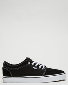 Vans chukka sales low black white