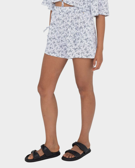 WHITE WOMENS CLOTHING RUSTY SHORTS - 221-WKL0747-WHT-10