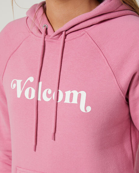 PINK WOMENS CLOTHING VOLCOM HOODIES - B3111886PNK
