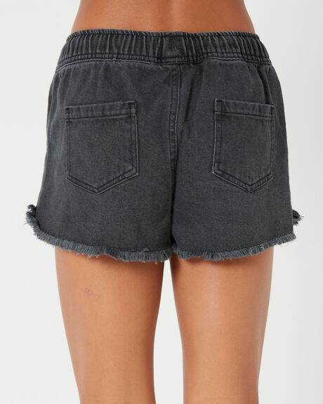 WASHED BLACK KIDS GIRLS SWELL SHORTS + SKIRTS - S6222231WASB