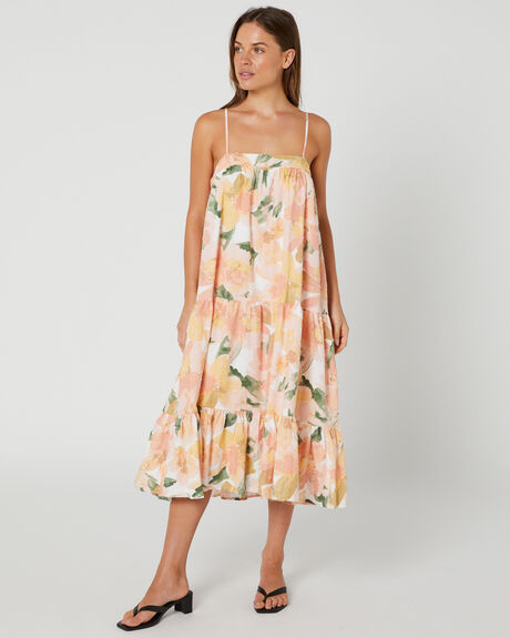 MALLORCA FLORAL WOMENS CLOTHING GIRL AND THE SUN DRESSES - GS493DMLCF