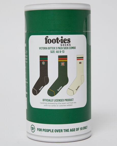 MULTI MENS ACCESSORIES FOOT-IES SOCKS + UNDERWEAR - FVIB852-MULT