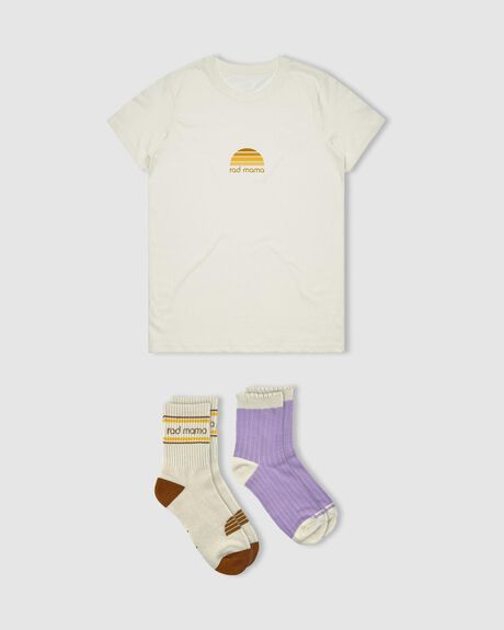 WHITE WOMENS CLOTHING BANABAE T-SHIRTS + SINGLETS - BB1435_XS