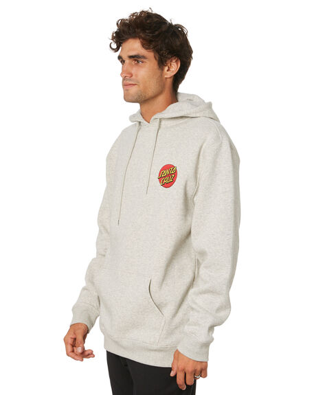 GREY MARLE MENS CLOTHING SANTA CRUZ HOODIES + SWEATS - SC-MFN0847GRYMARLE