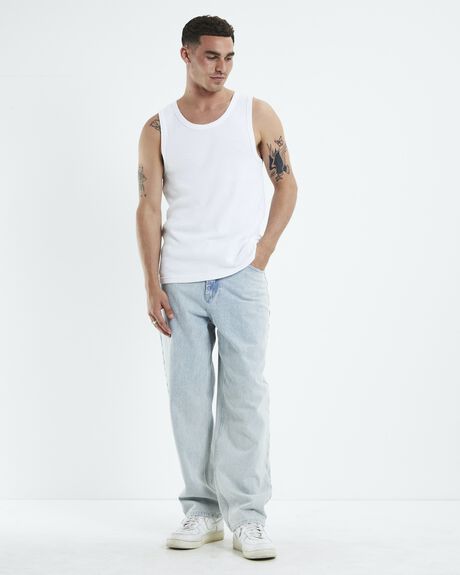 WHITE MENS CLOTHING GENERAL PANTS CO. BASICS T-SHIRTS + SINGLETS - 52079800026