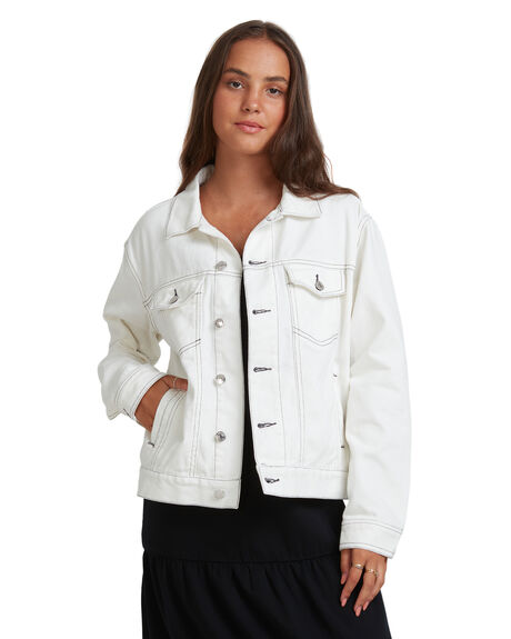 LILY WHITE WOMENS CLOTHING QUIKSILVER JACKETS - EQWJK03016-WCQ0