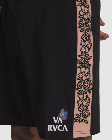 BLACK MENS CLOTHING RVCA BOARDSHORTS - UVYBS00123-BLK