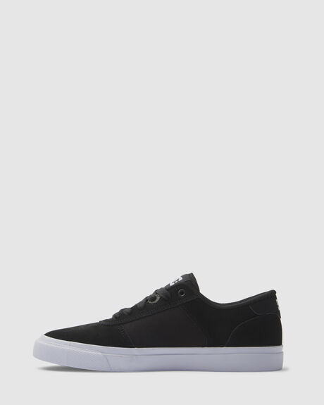 BLACK WHITE MENS FOOTWEAR DC SHOES SNEAKERS - ADYS300763-BKW