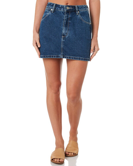 Wrangler Straight Mini Skirt - Broken Stoned | SurfStitch