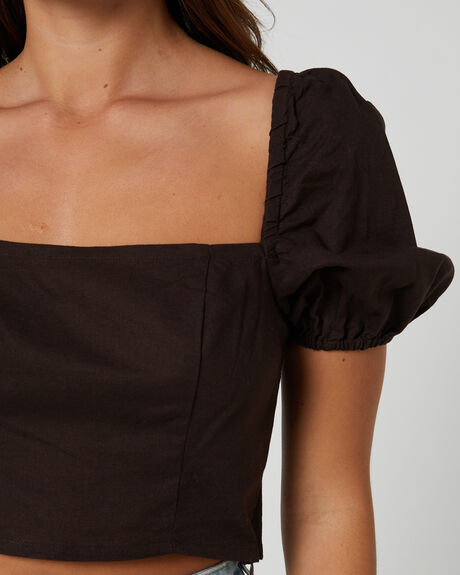 MUSHROOM WOMENS CLOTHING THE HIDDEN WAY TOPS - HWWW23421MUSHR