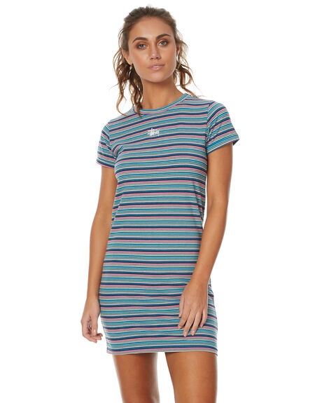 Stussy Nadia Dress - Rainbow Stripe | SurfStitch