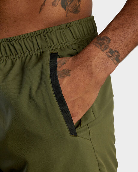 OLIVE MENS CLOTHING RVCA SHORTS - V2091YGR-OLV