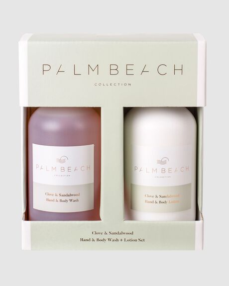 CLOVE SANDALWOOD HOME + BODY BODY PALM BEACH COLLECTION SKINCARE - PBC-GPHBCS