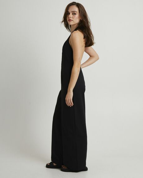 BLACK WOMENS CLOTHING SUBTITLED PLAYSUITS + OVERALLS - SBWS25653-BLK-XXS