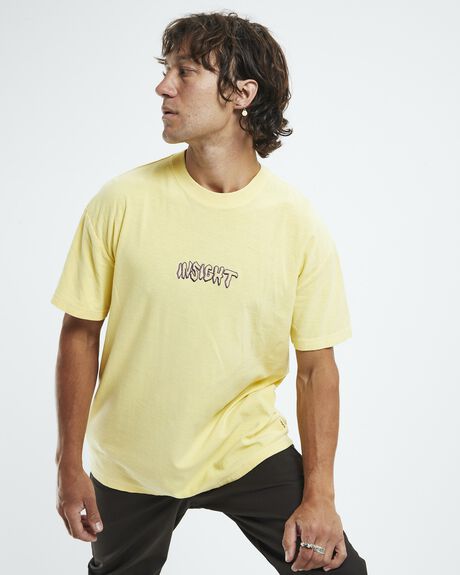 YELLOW MENS CLOTHING INSIGHT GRAPHIC TEES - 52208800026