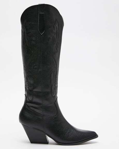 BLACK WOMENS FOOTWEAR BILLINI BOOTS - B1372-BLK