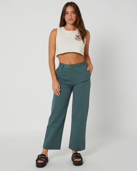 SCRUBS GREEN WOMENS CLOTHING THRILLS PANTS - WTA23-467FGRN