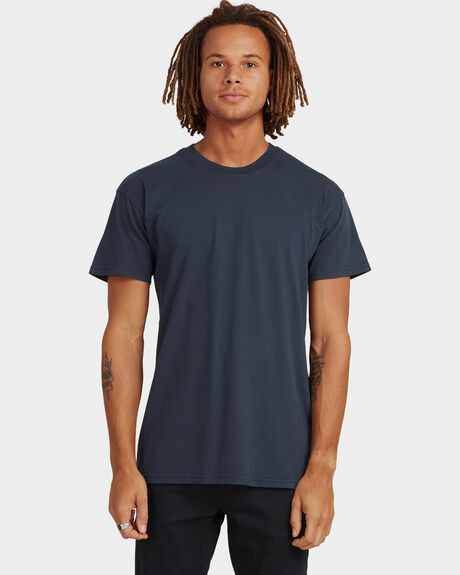 NAVY MENS CLOTHING BILLABONG T-SHIRTS + SINGLETS - UBYZT00162-NVY