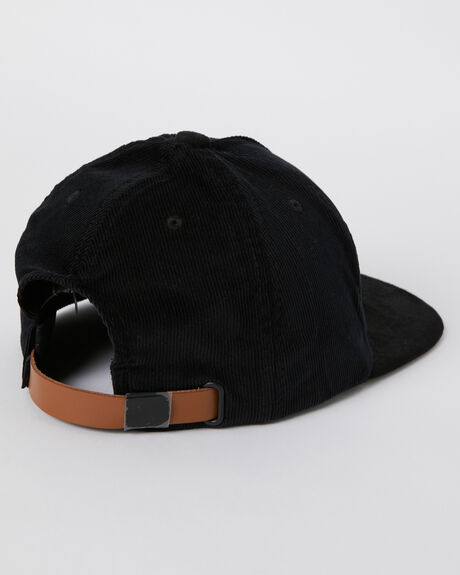 BLACK MENS ACCESSORIES HUF HEADWEAR - HT00682BLK