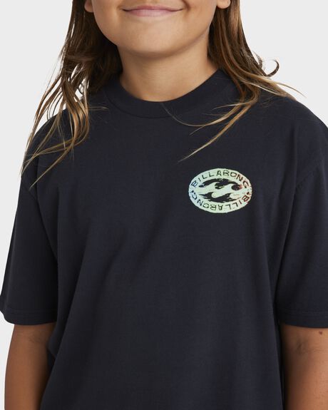DARK NAVY KIDS YOUTH BOYS BILLABONG T-SHIRTS + SINGLETS - UBBZT00294-KTW0