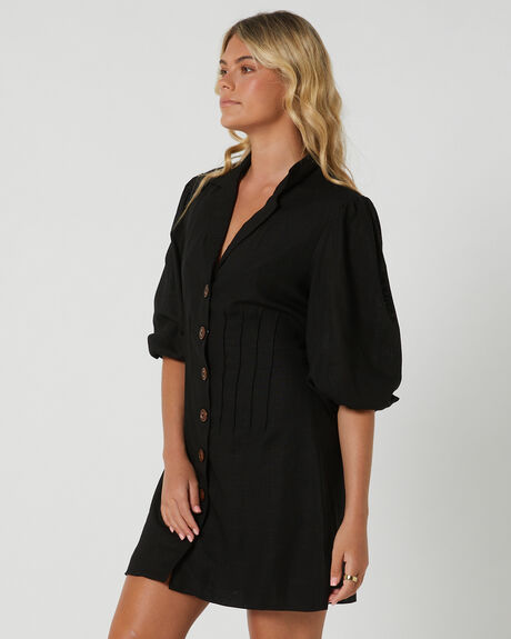 BLACK WOMENS CLOTHING LOST IN LUNAR DRESSES - L2453-BLK