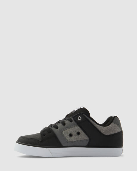 BLACK WHITE ARMOR MENS FOOTWEAR DC SHOES SNEAKERS - 300660-KWA