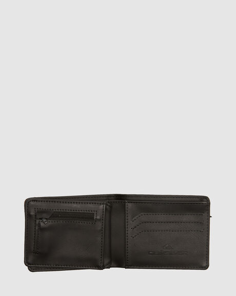 BLACK MENS ACCESSORIES QUIKSILVER WALLETS - AQYAA03386-KVJ0