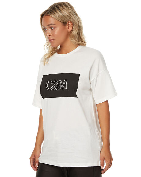 WHITE WOMENS CLOTHING CAMILLA AND MARC TEES - OCMT6577WHT