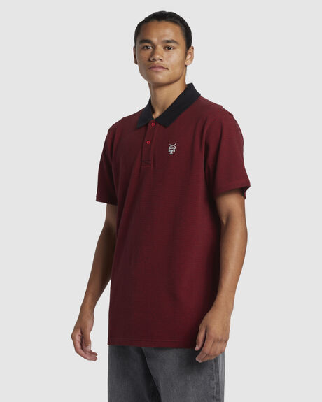 MERCURY POLO SALSA MENS CLOTHING QUIKSILVER SHIRTS - AQYKT03126-RZM3