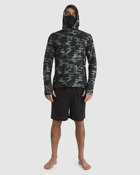 BLACK SURF MENS QUIKSILVER RASHVESTS - EQYWR03429-KVJ8